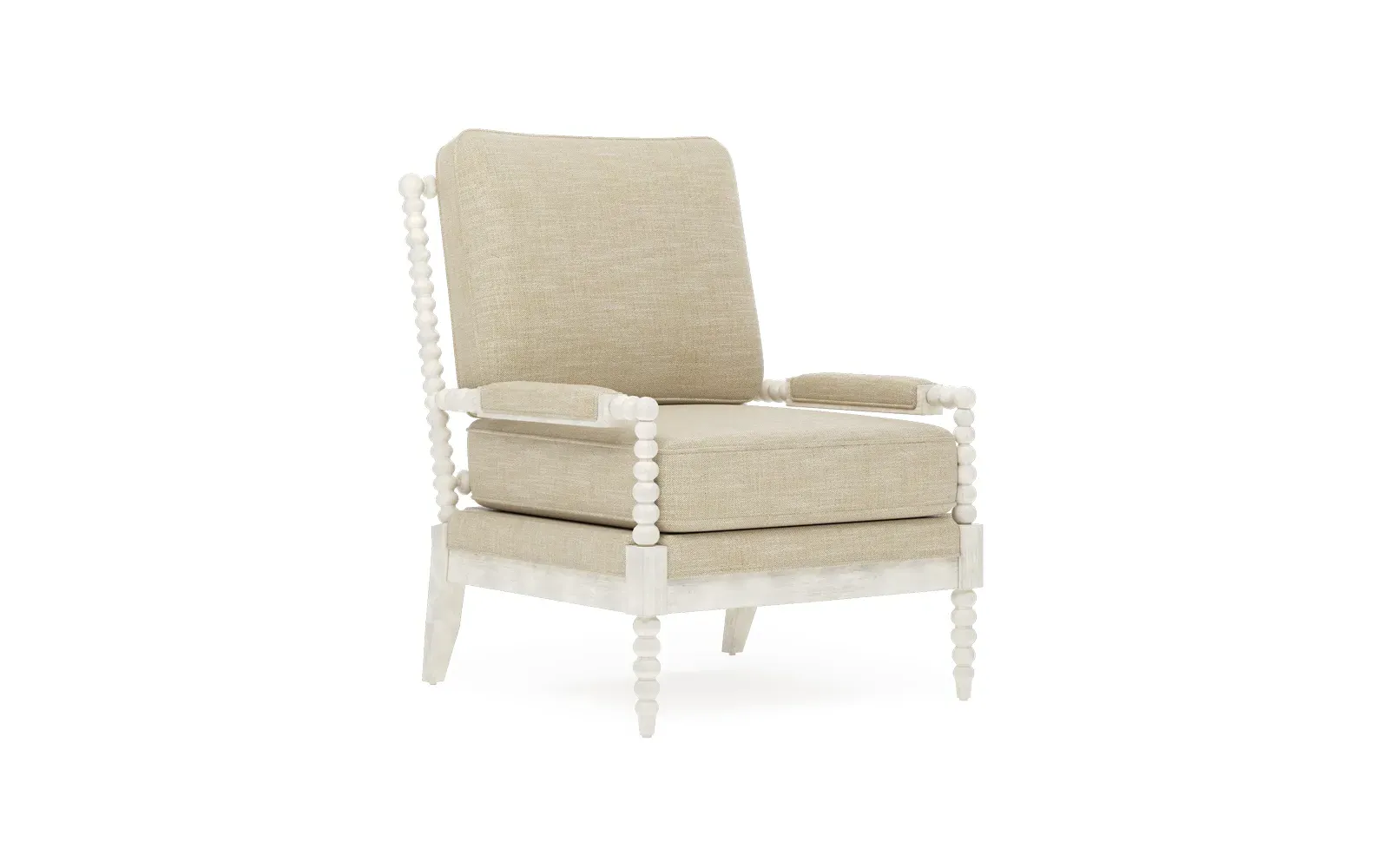 Coralie Textured Weave Chair - Cashew, Hardwood