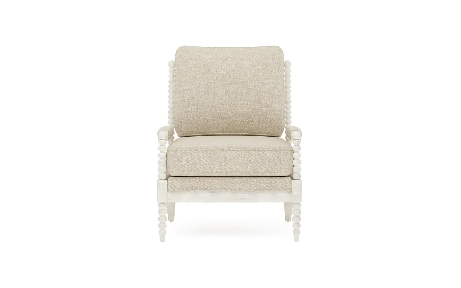 Coralie Textured Weave Chair - Pebble Shore, Hardwood