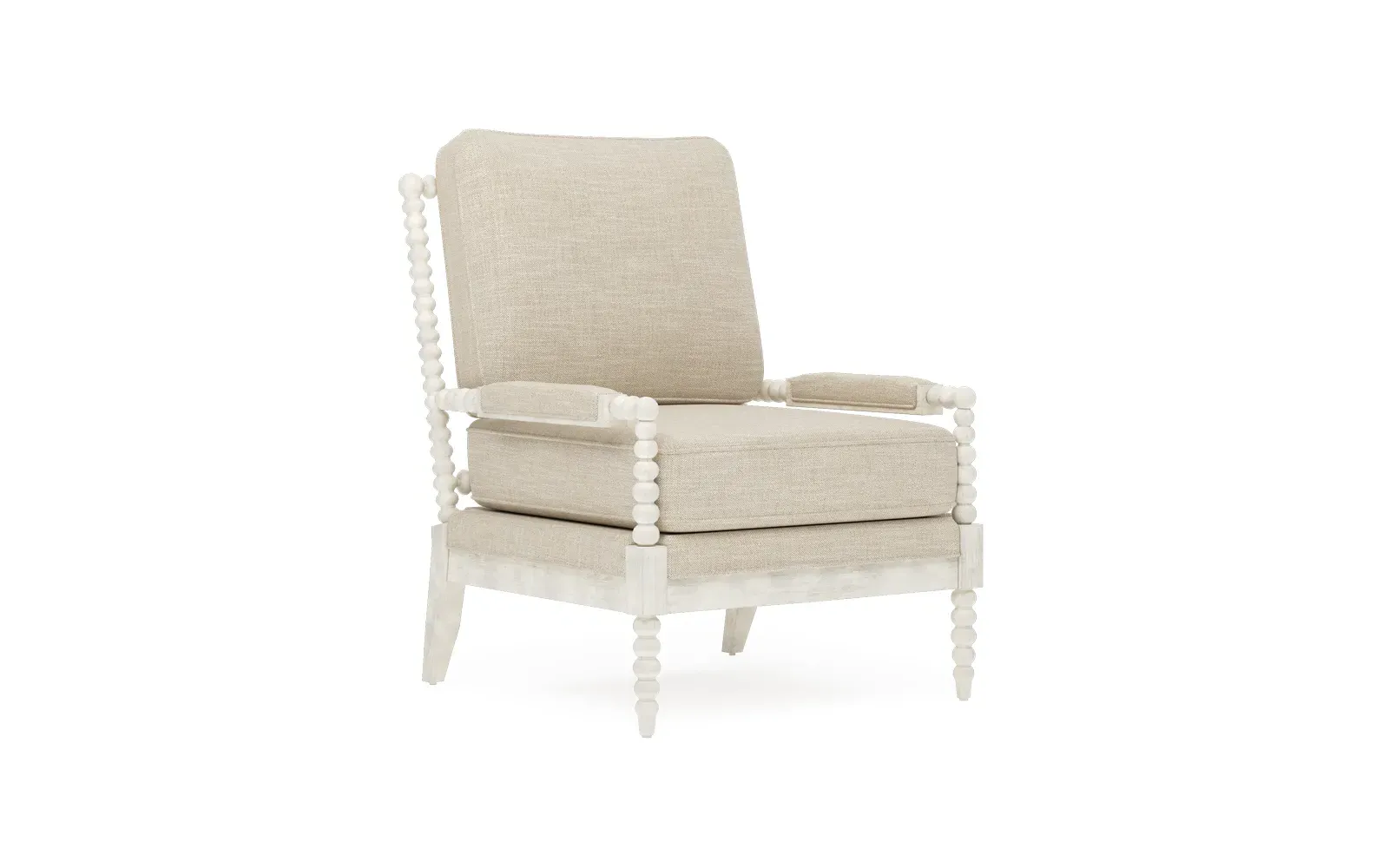 Coralie Textured Weave Chair - Pebble Shore, Hardwood