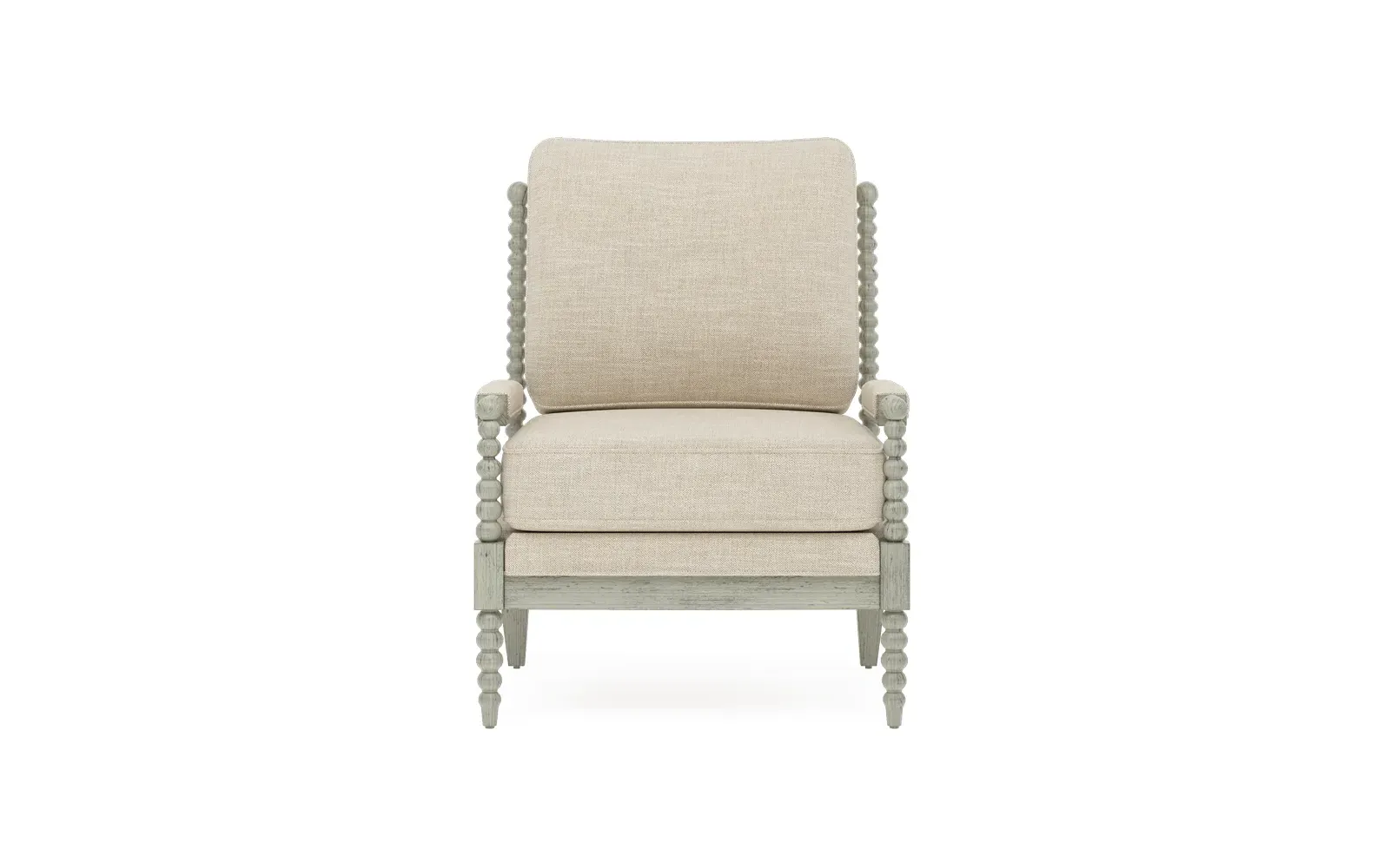 Coralie Textured Weave Chair - Pebble Shore, Hardwood