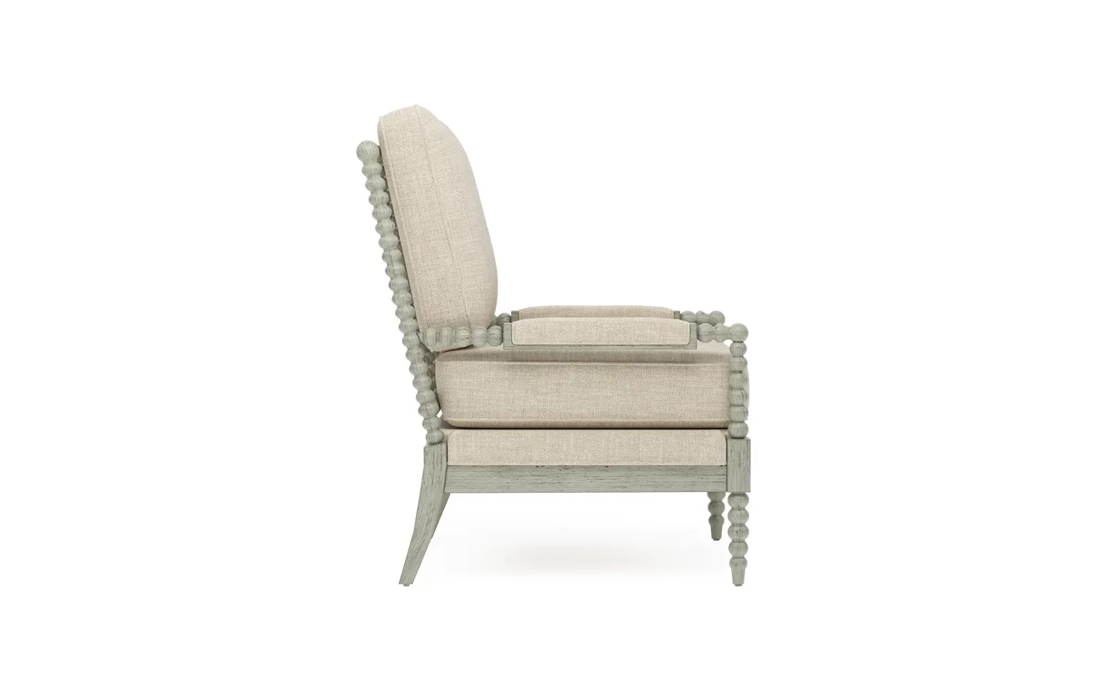 Coralie Textured Weave Chair - Pebble Shore, Hardwood