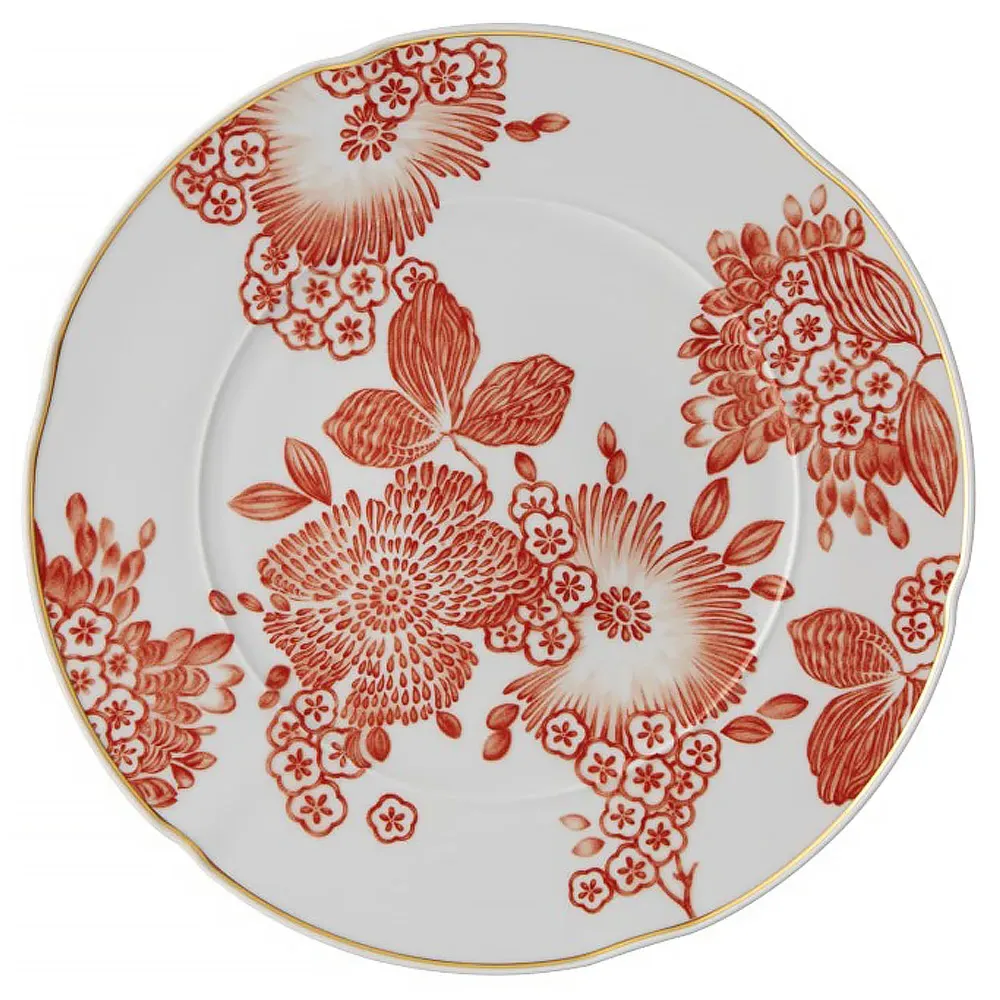 Coralina Charger Plate Set of 2 - White, Porcelain