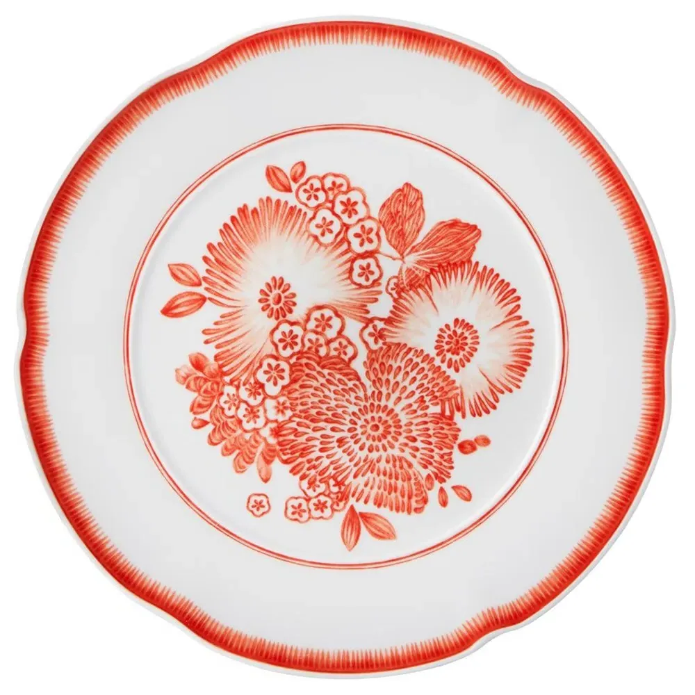 Coralina Dinner Plate Set of 4 - White, Porcelain image