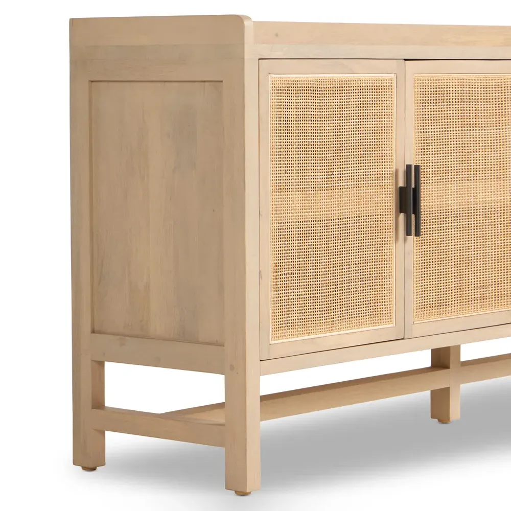 Corazon 4 Door Sideboard - Natural, Mango Wood