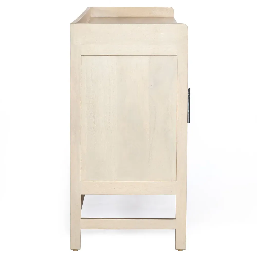 Corazon Woven Cane Sideboard - Brown, Mango Wood