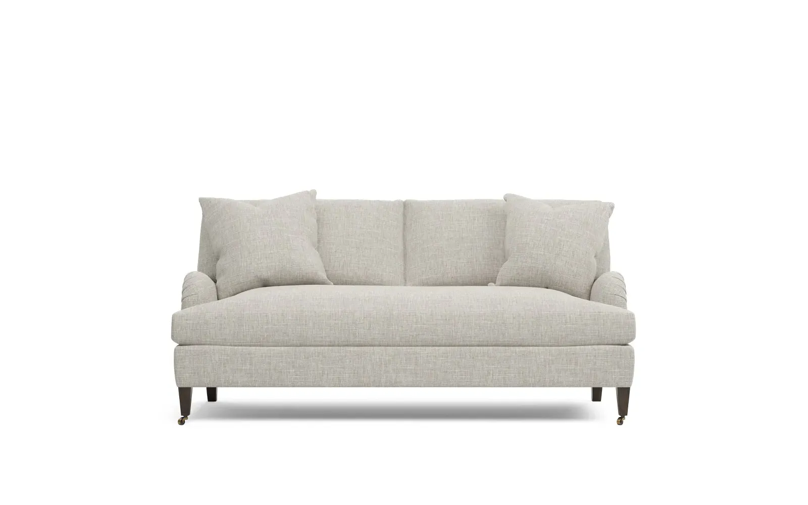 Cordelia Bench Cushion Sofa - Fog