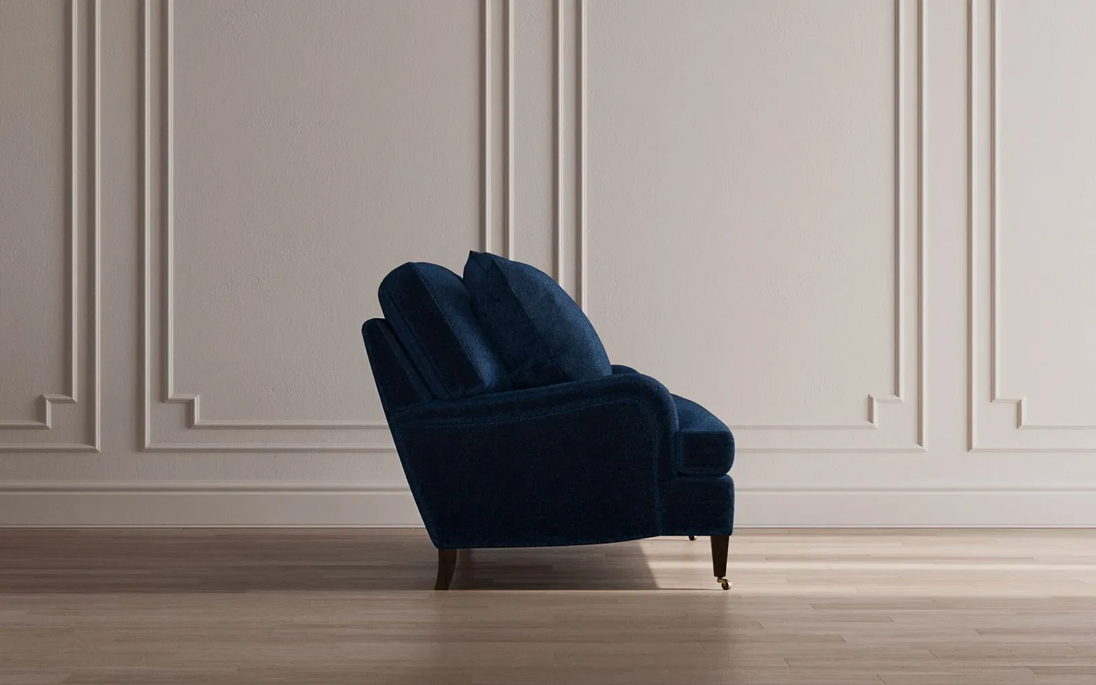 Cordelia Bench Cushion Sofa - Fog