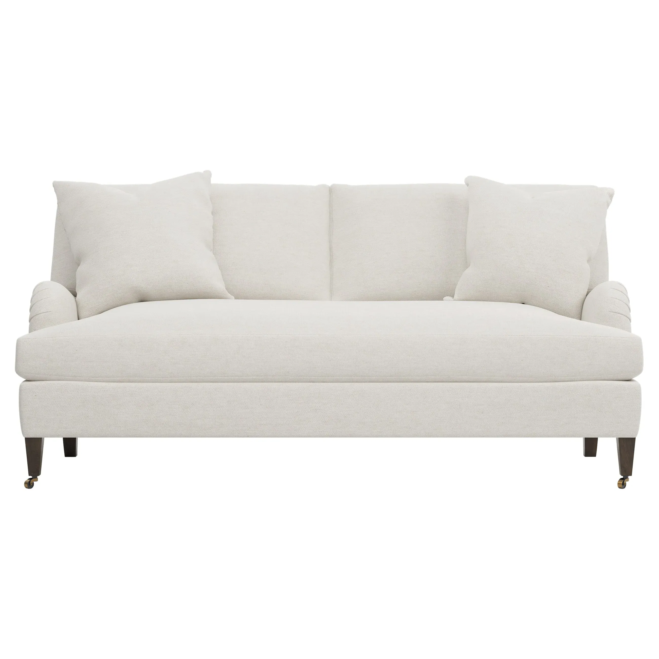 Cordelia Bench Cushion Sofa - Pearl