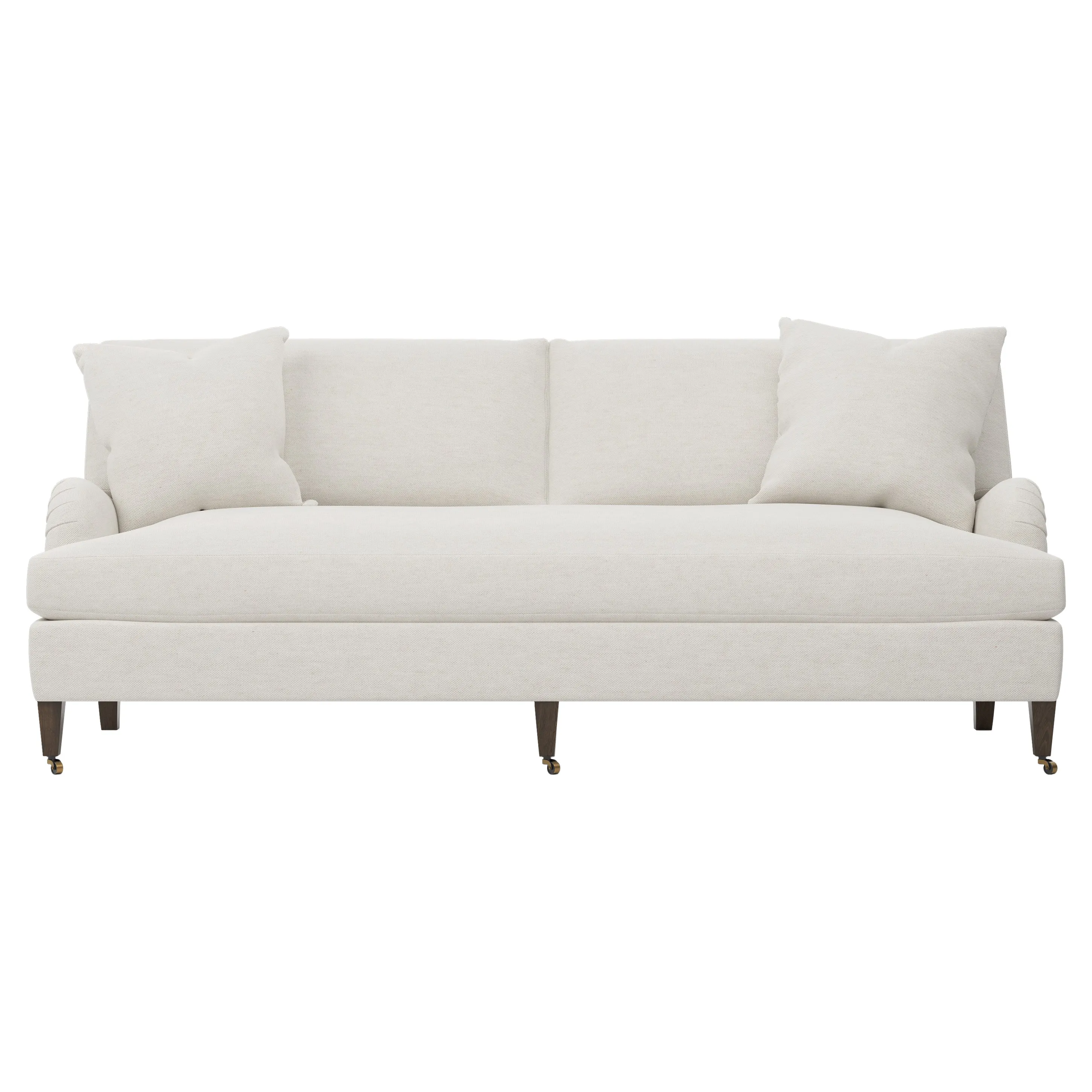 Cordelia Bench Cushion Sofa - Pearl