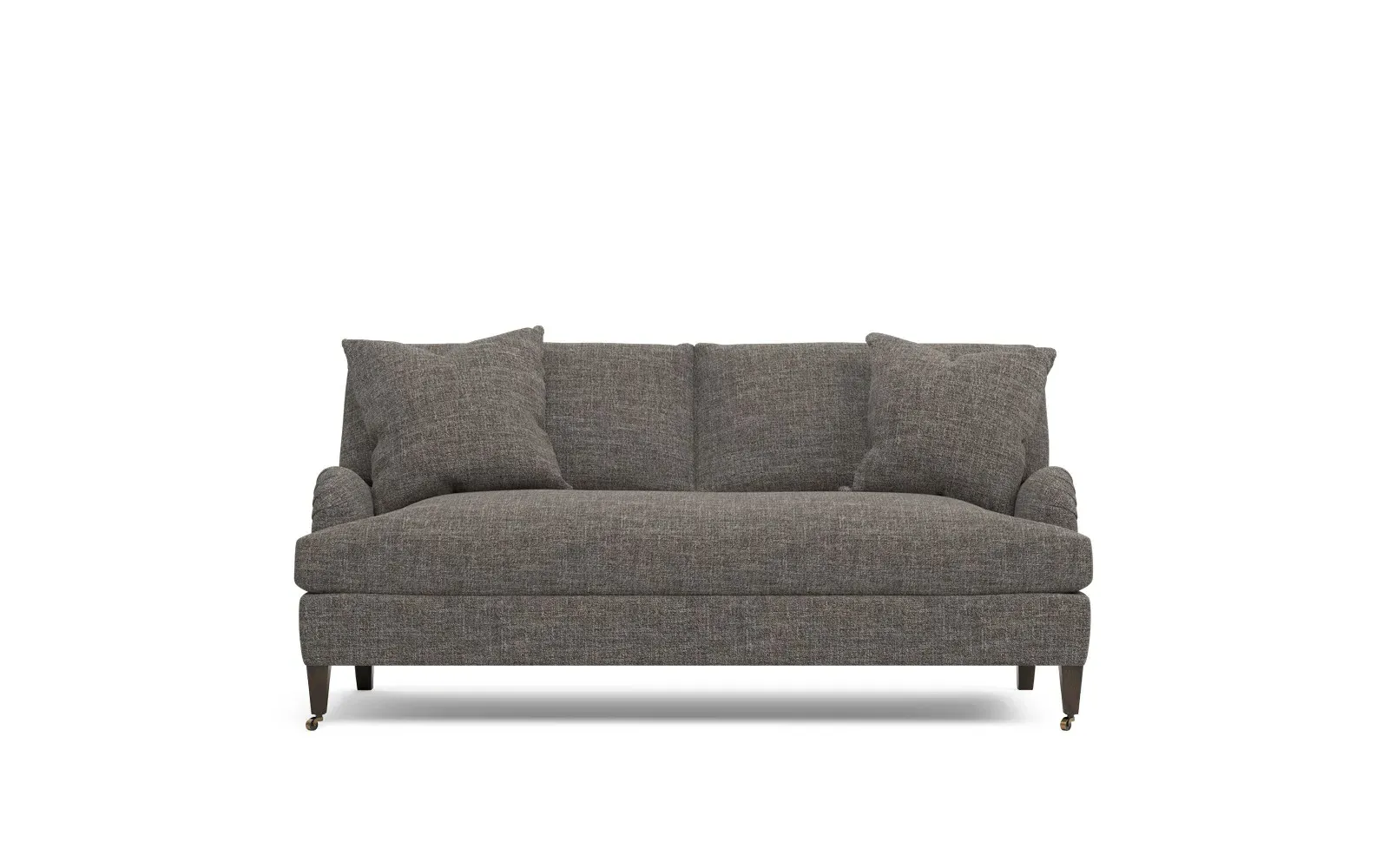 Cordelia Bench Cushion Sofa - Truffle