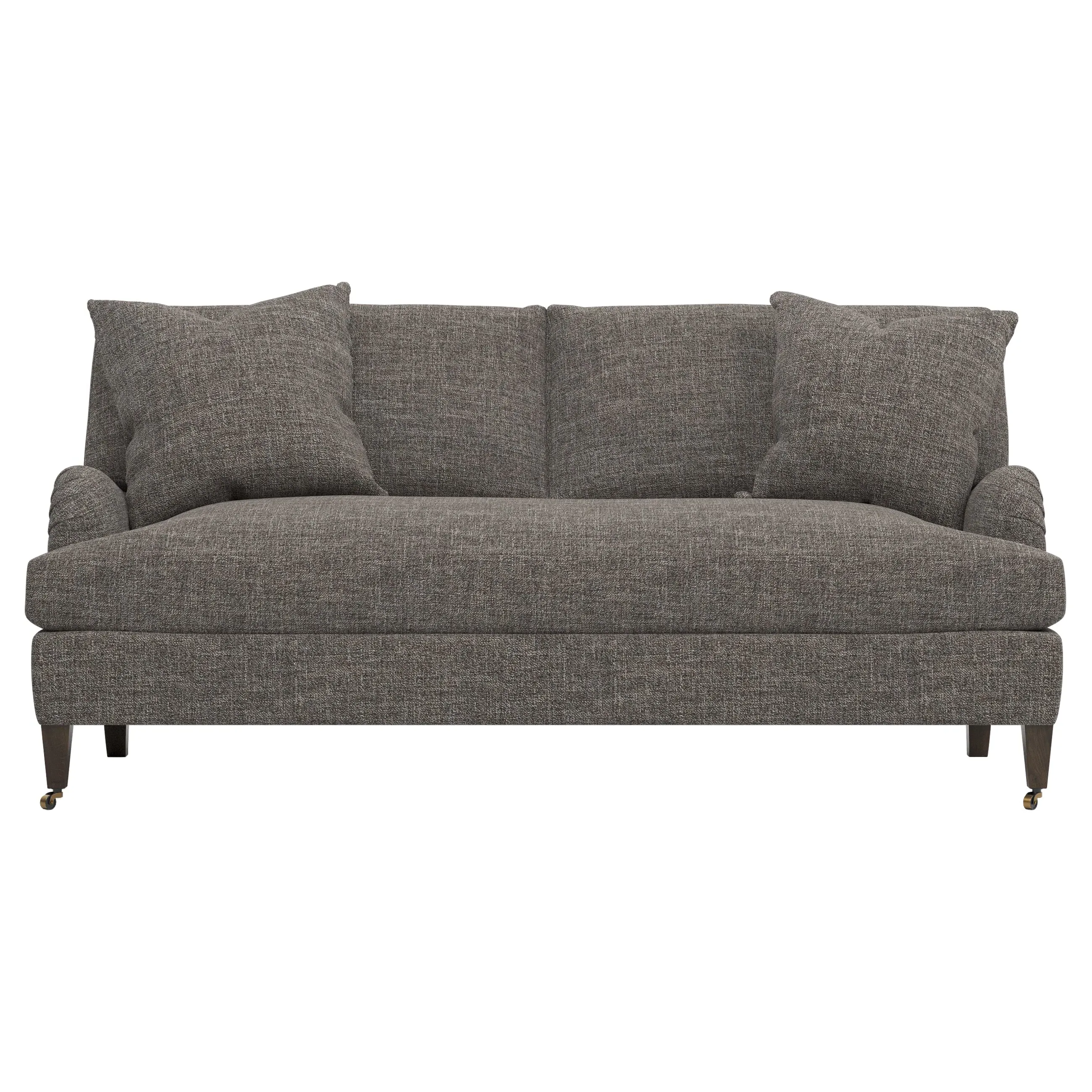 Cordelia Bench Cushion Sofa - Truffle