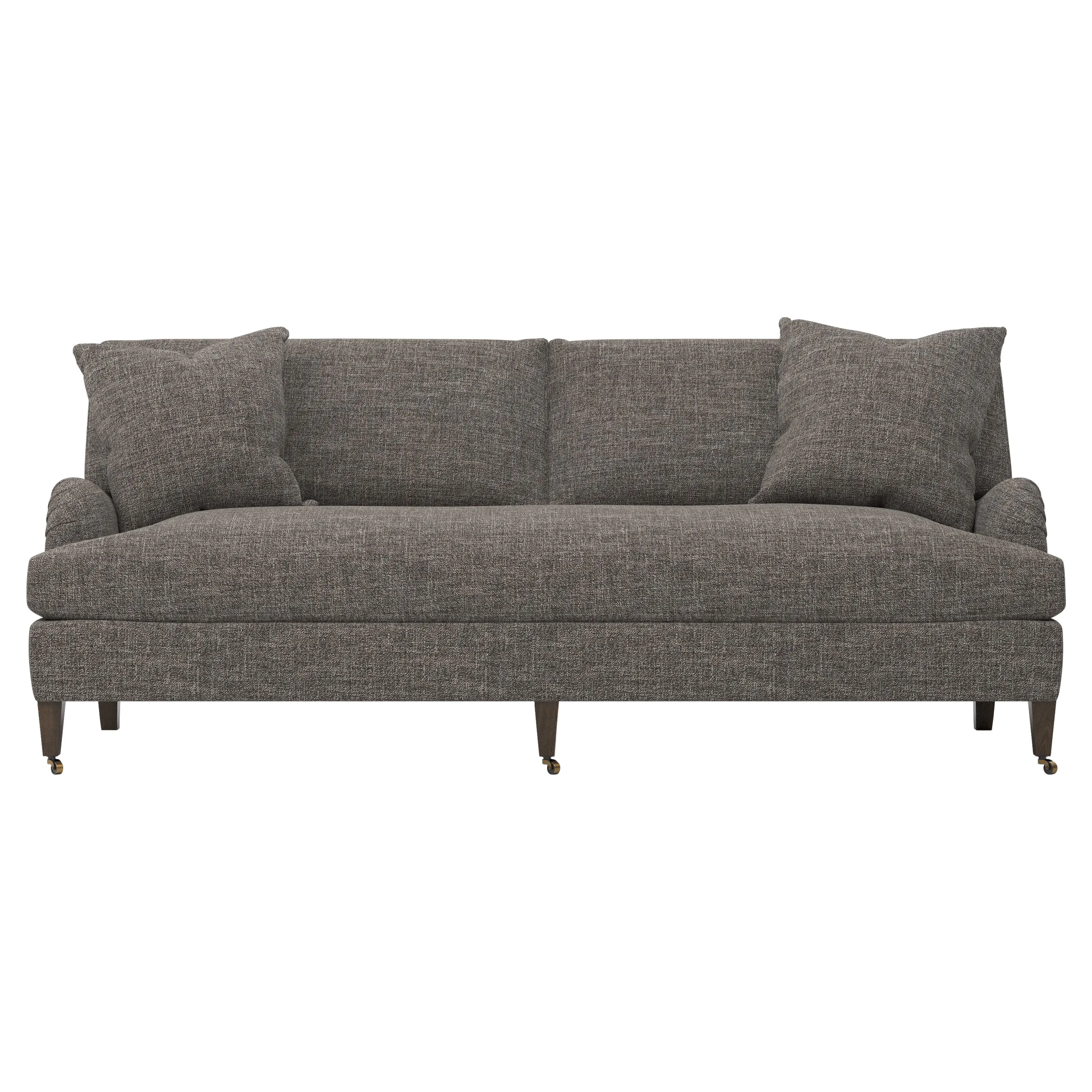Cordelia Bench Cushion Sofa - Truffle