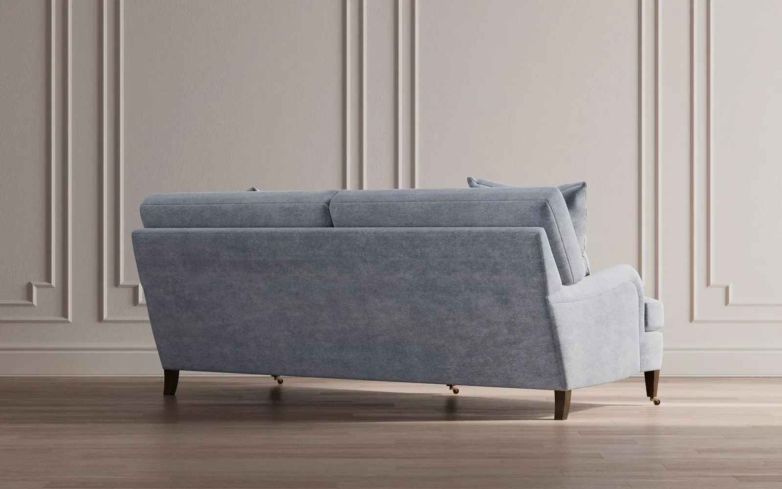 Cordelia Bench Cushion Sofa - Tuscan Olive, Velvet