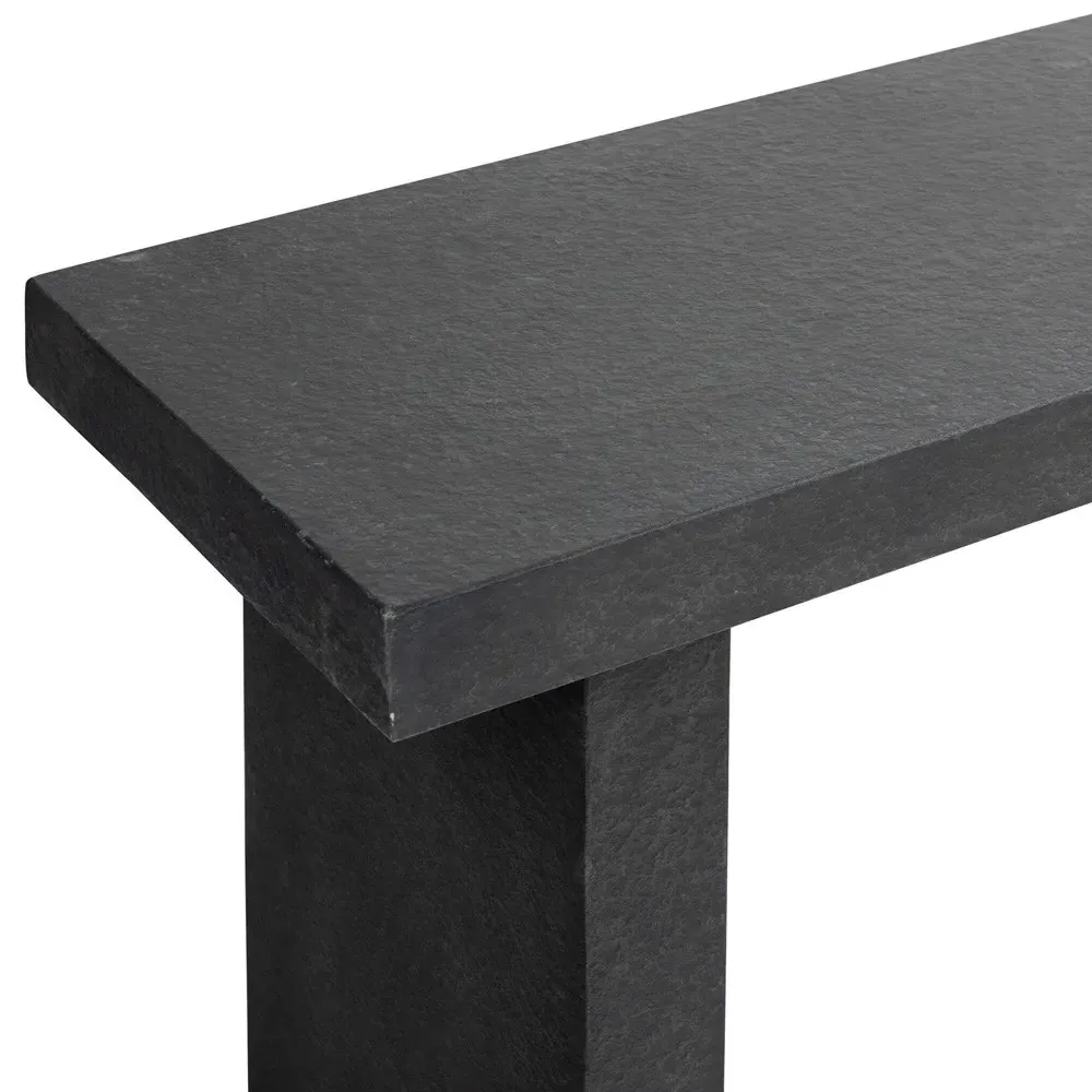 Corey Rectangular Outdoor Console Table - Grey, Concrete