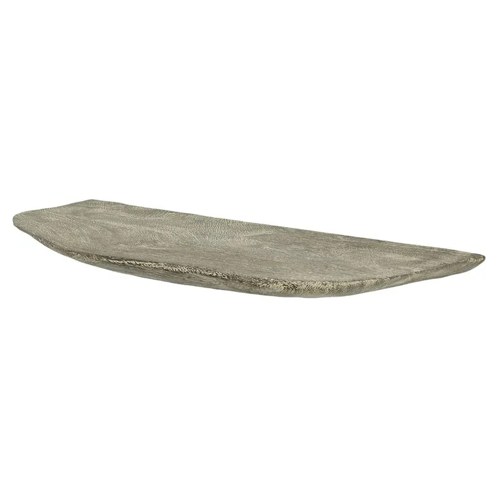 Corey Small Wall Shelf - Grey, Chamcha Wood