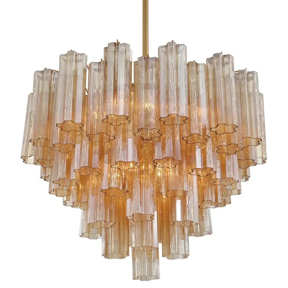 Corin 12 Light Chandelier - Aged Brass, Steel