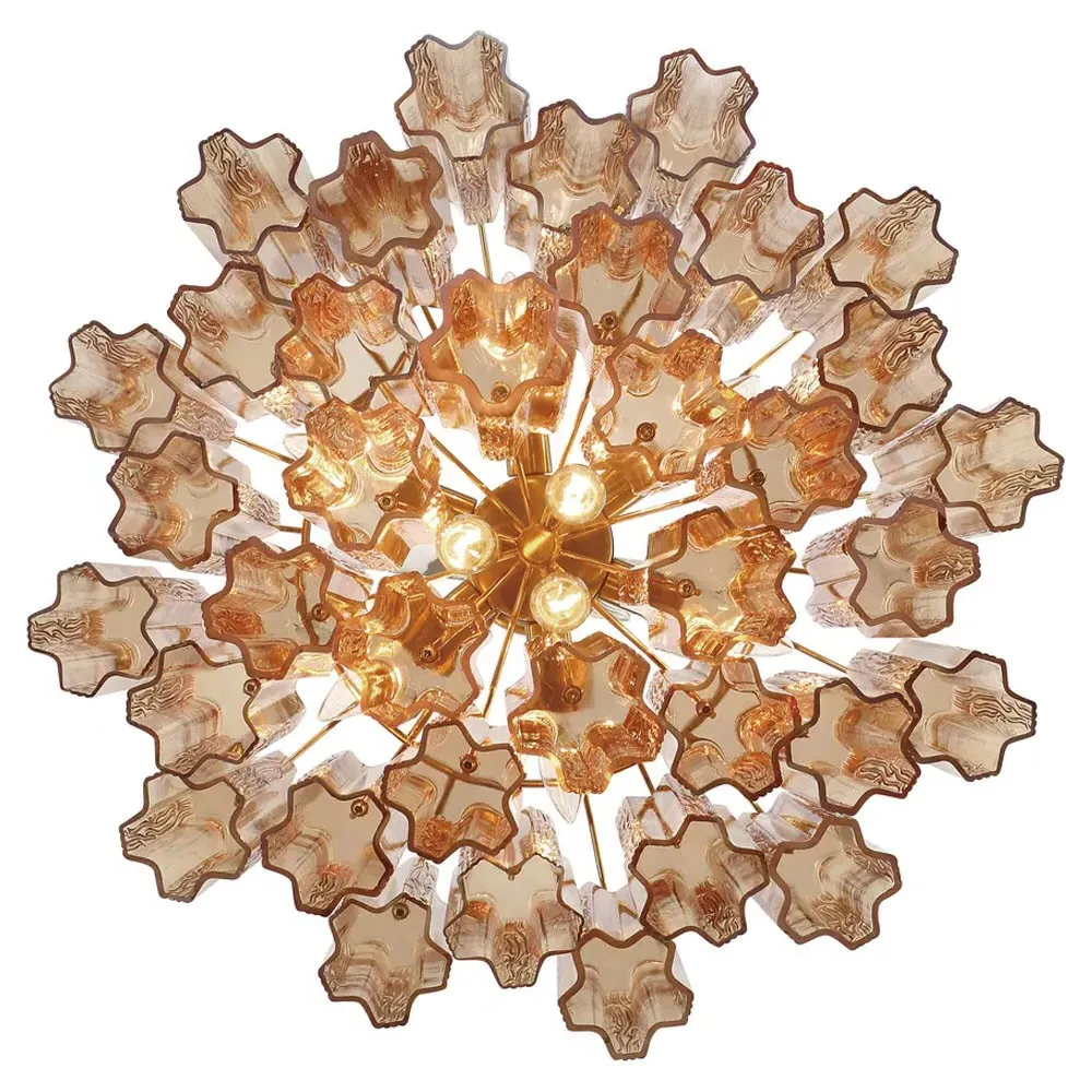 Corin 9 Light Chandelier - Aged Brass, Steel