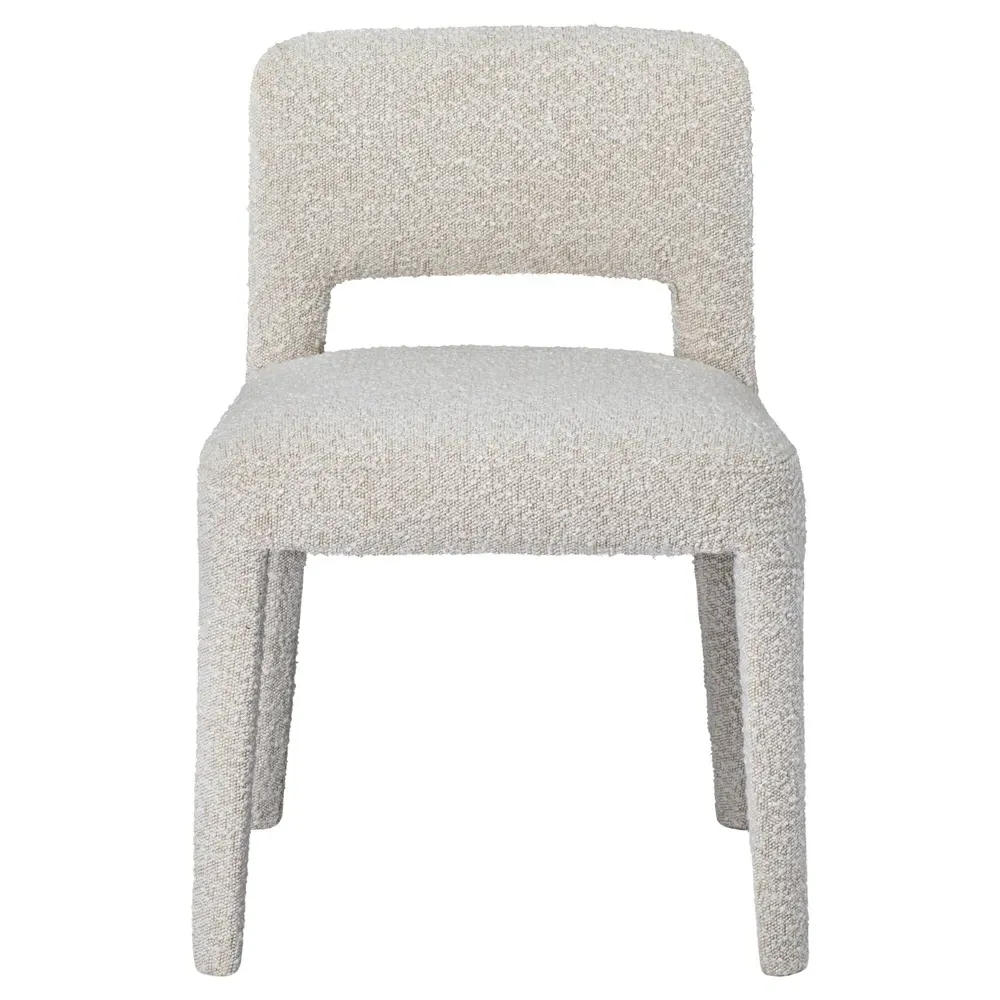 Corisande Dining Side Chair - Cream, Boucle image