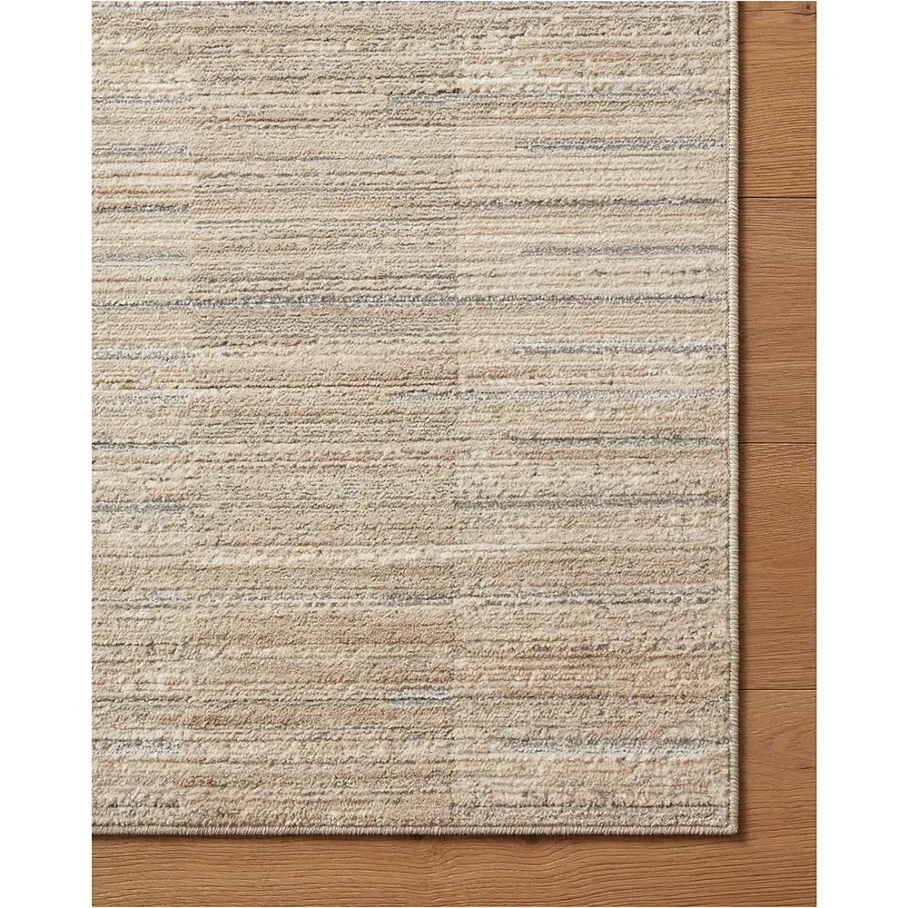 Corwyn Striated Patterned Rug - Natural