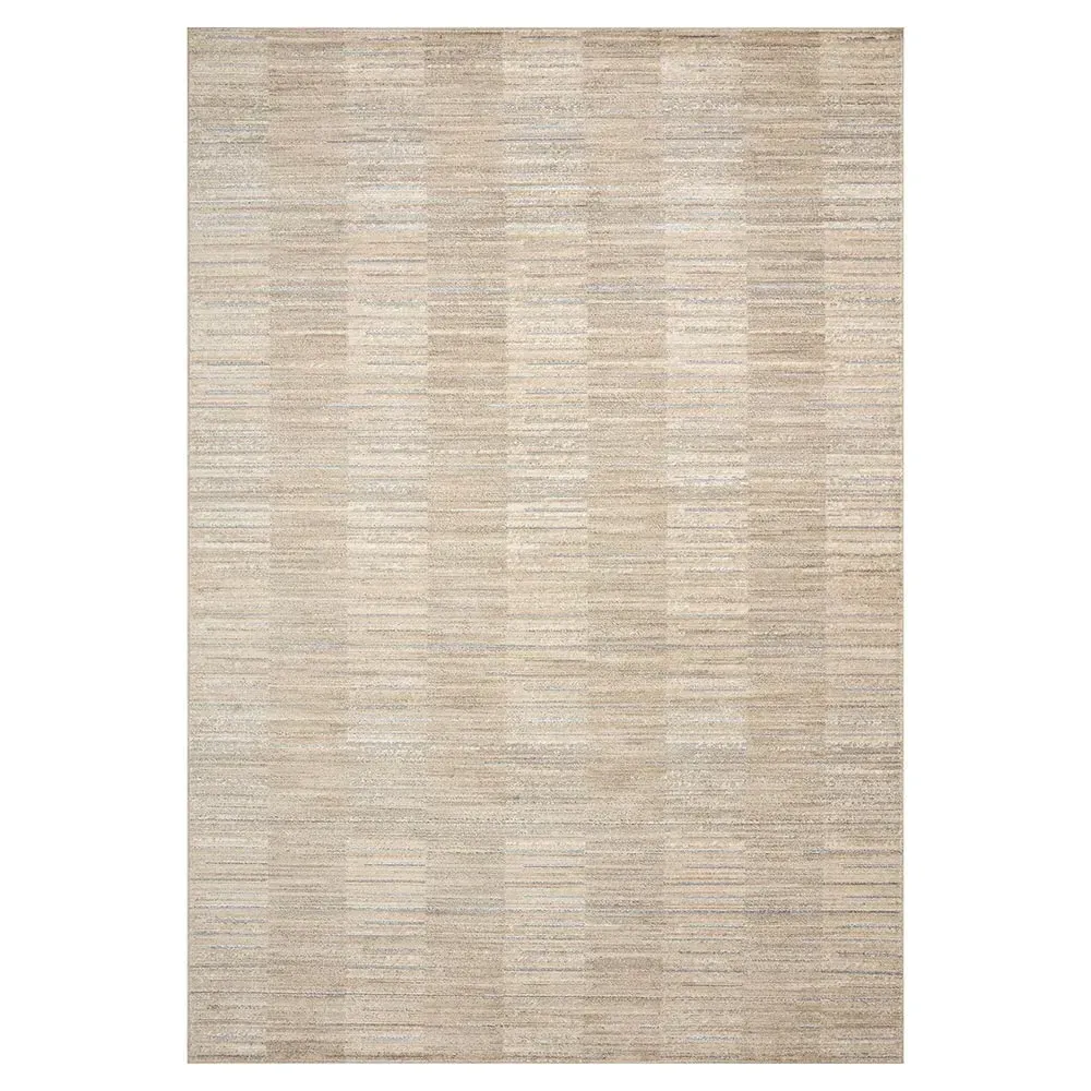 Corwyn Striated Patterned Rug - Natural