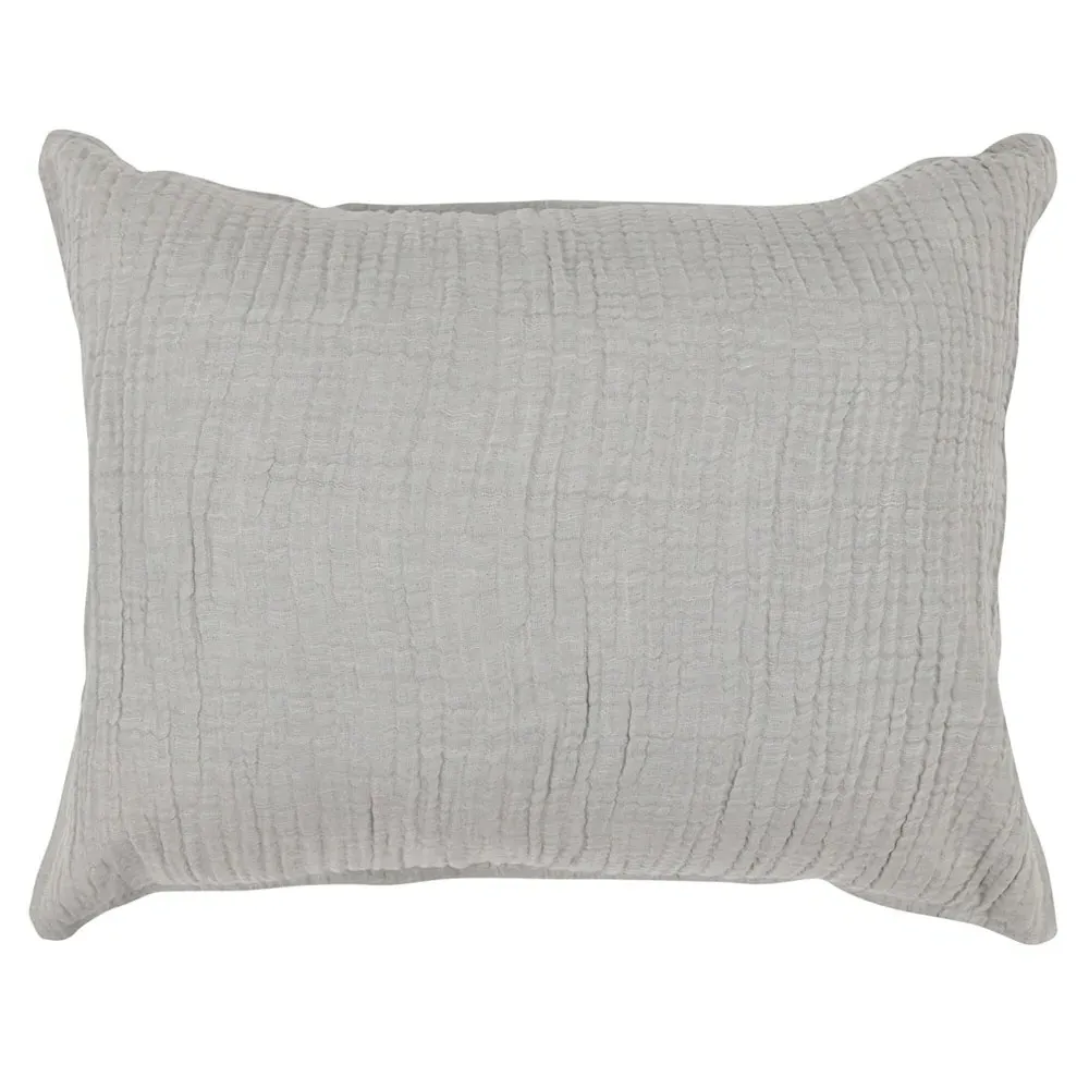 Cosette Euro Cotton Sham - Grey image