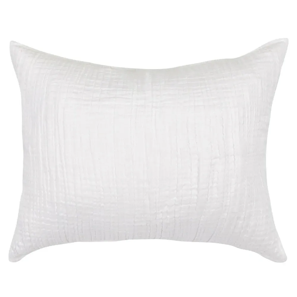 Cosette Euro Cotton Sham - White image