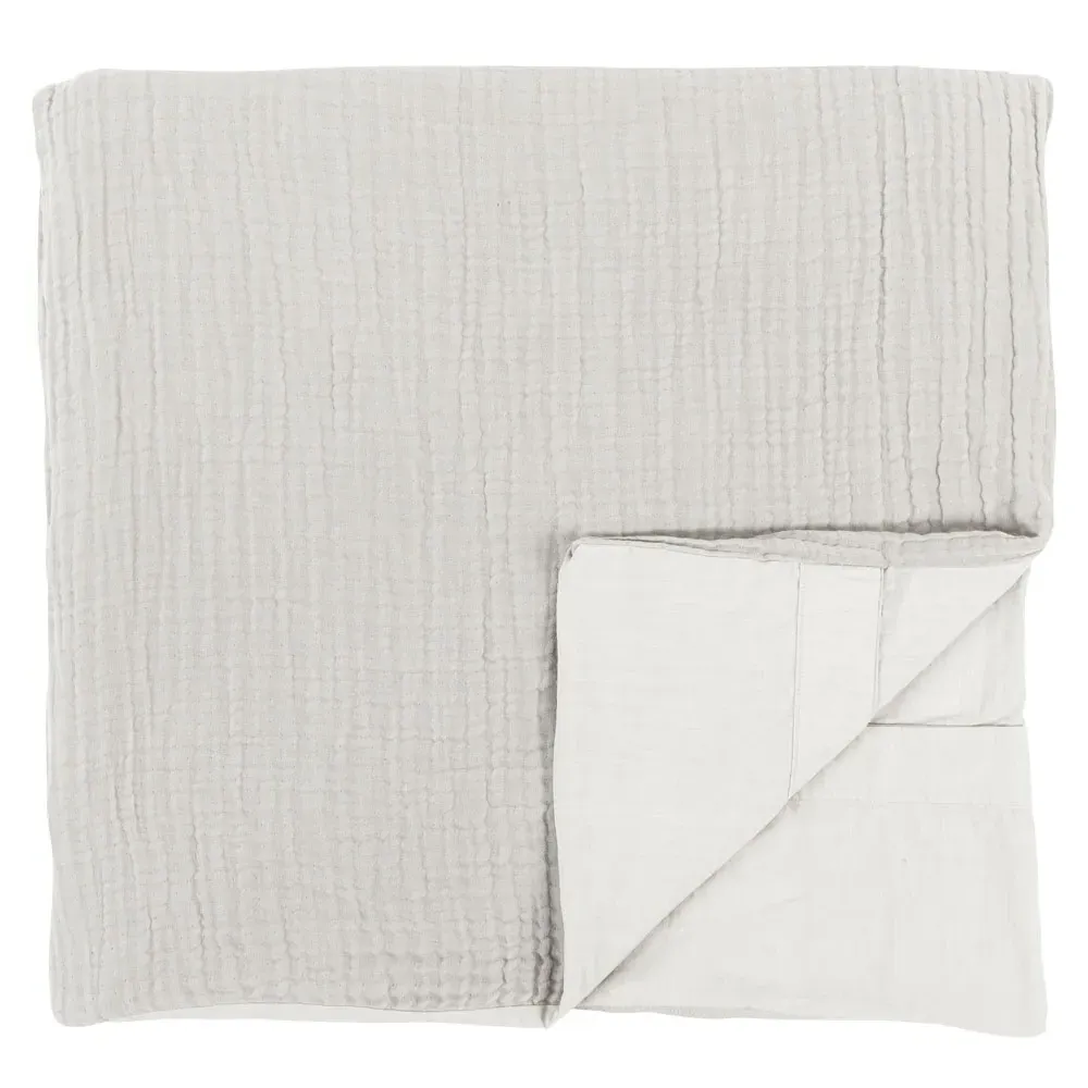 Cosette Queen Size Duvet - Grey, Cotton image