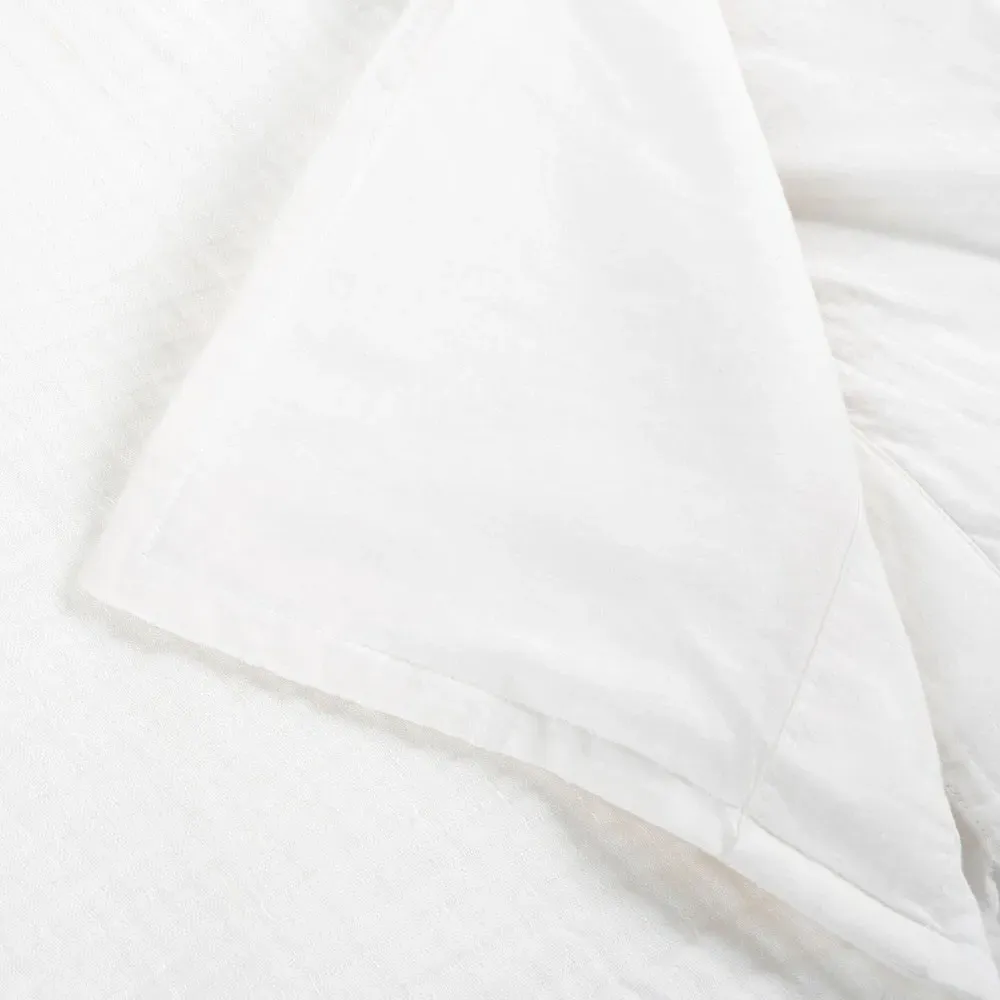 Cosette Queen Size Duvet - White, Cotton image