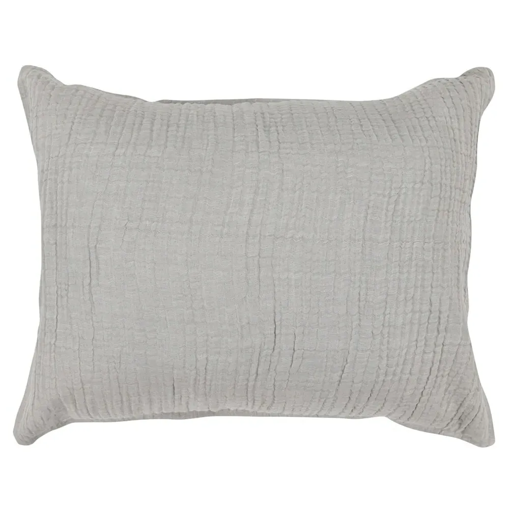 Cosette Standard Cotton Sham - Grey