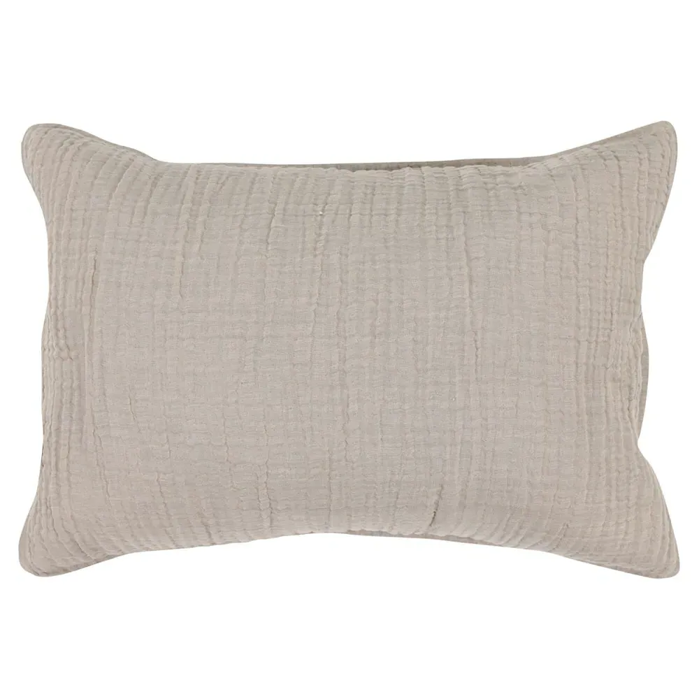Cosette Standard Cotton Sham - Natural