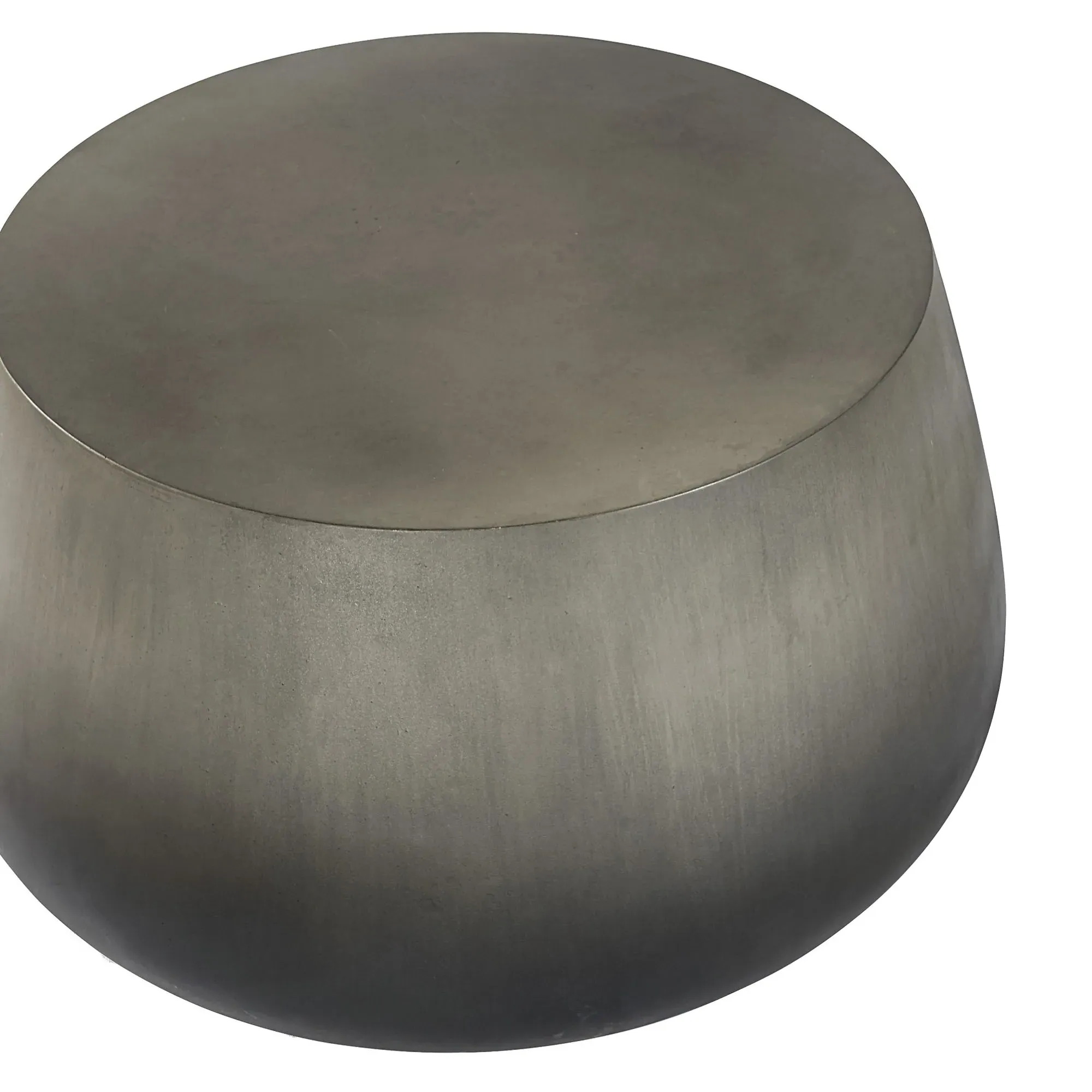 Costera Drum Coffee Table - Black Ombre, Concrete