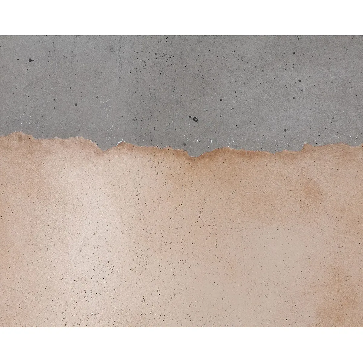 Costera Round Drum Side Table - Gold, Concrete