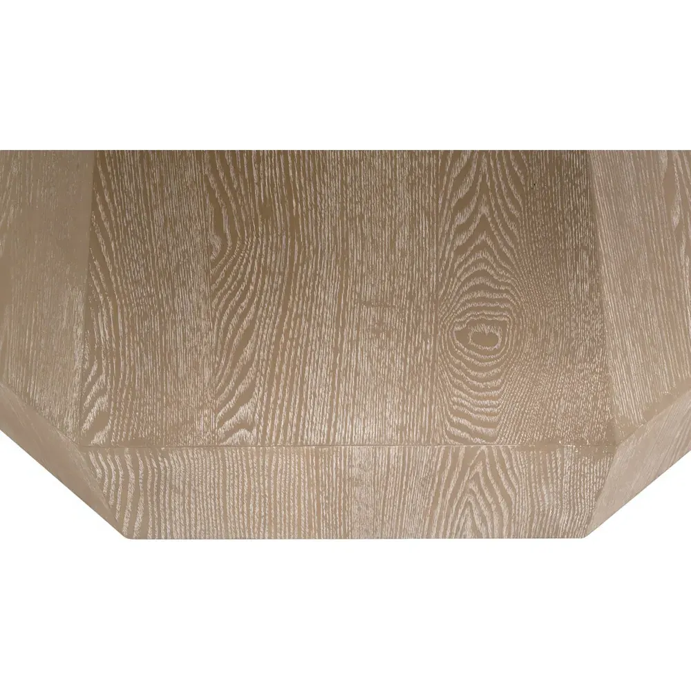 Courtney Round Coffee Table - Natural Grey, Wood