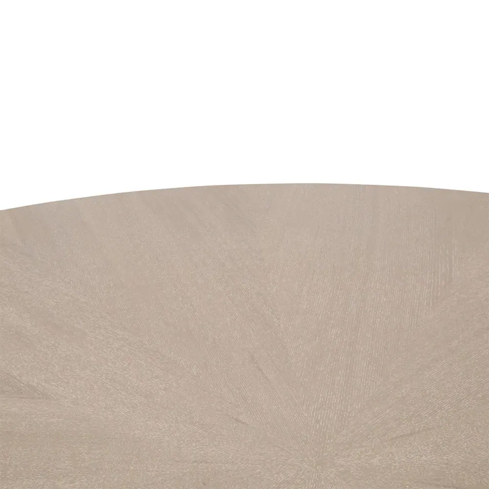 Courtney Round Pedestal Dining Table - Natural Grey, Ash Wood