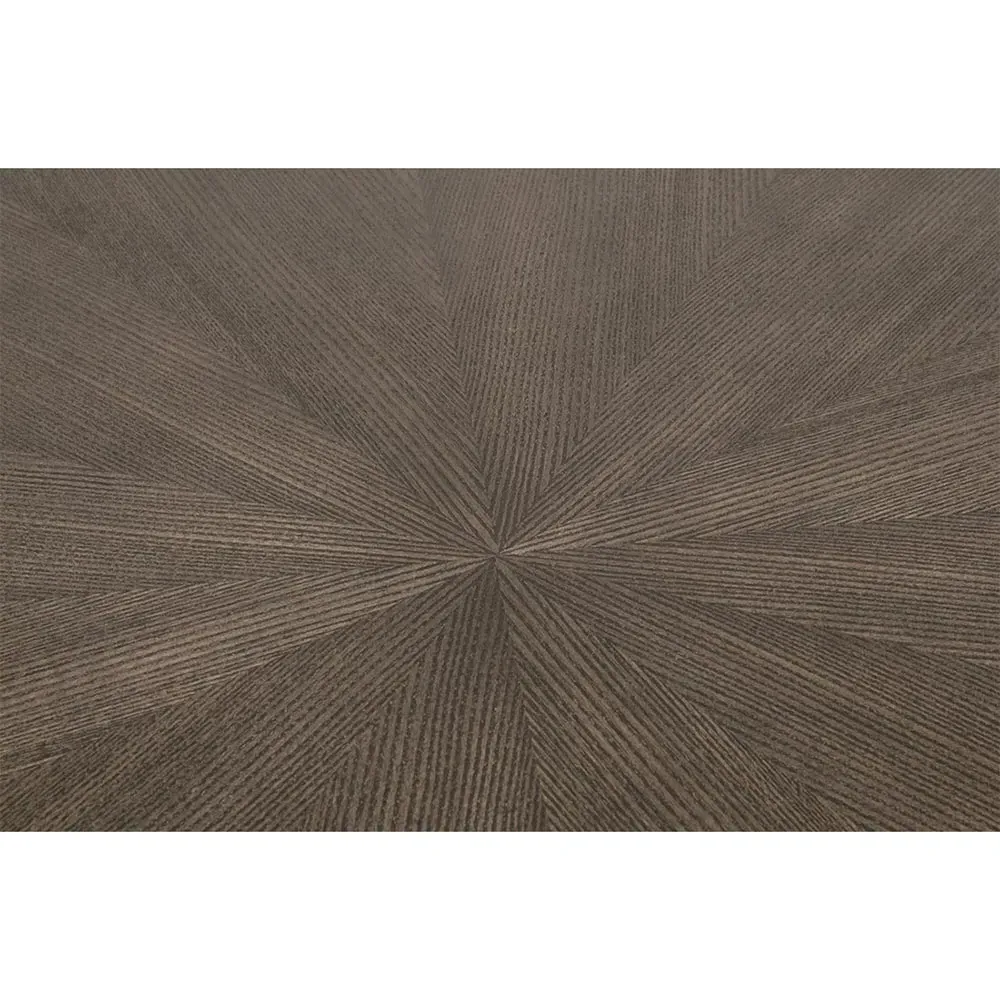 Courtney Round Side Table - Brown, Ash Veneer