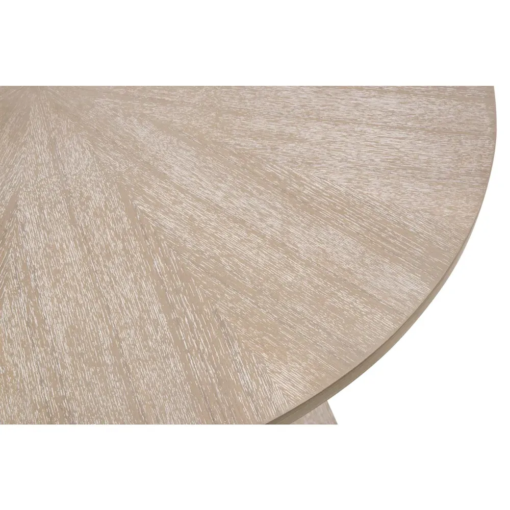 Courtney Round Side Table - Natural Grey, Wood