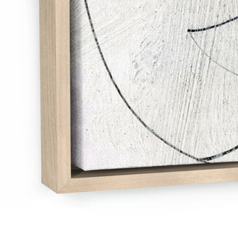 Crafted Illustration Wall Art - Natural Frame, Maplewood