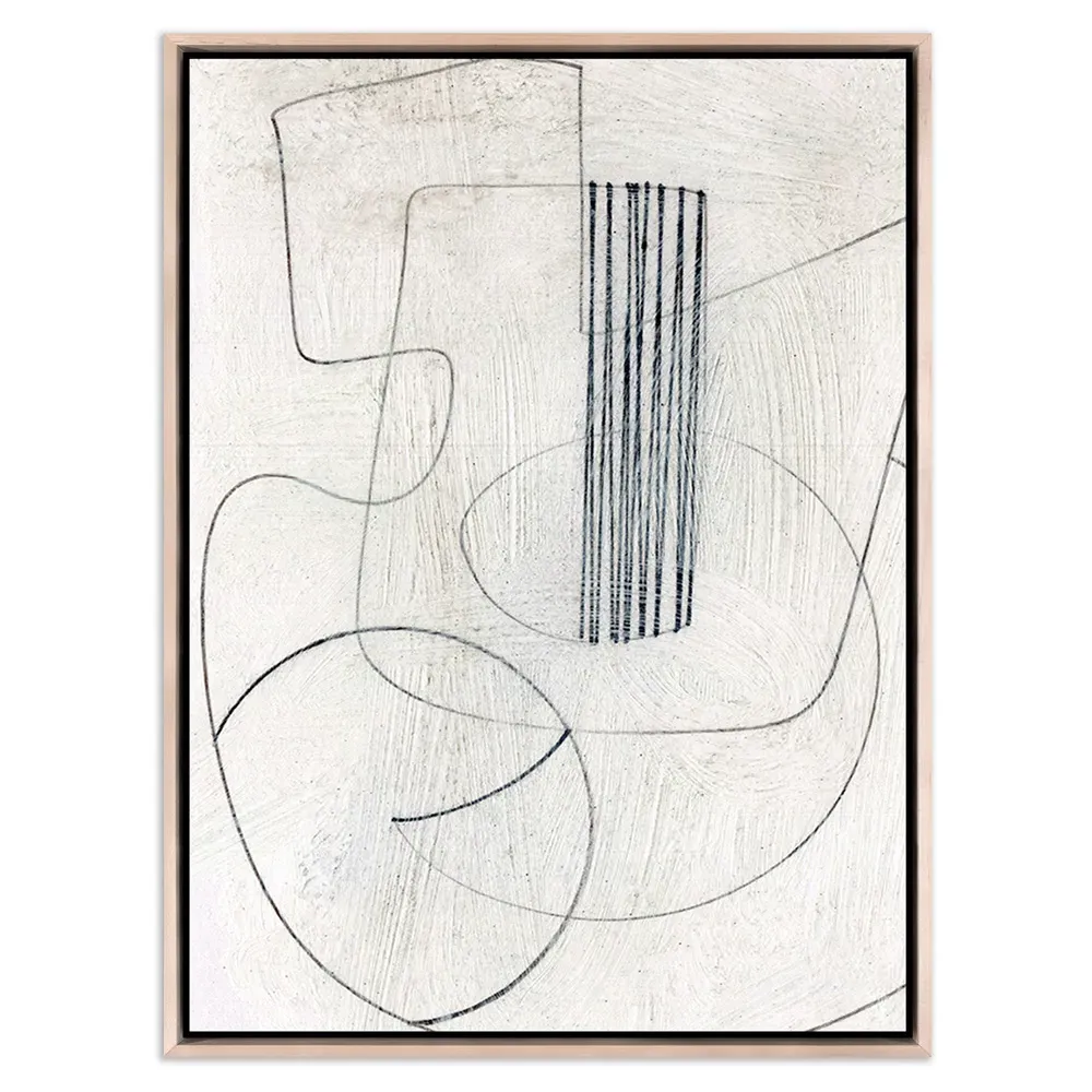 Crafted Illustration Wall Art - Natural Frame, Maplewood image