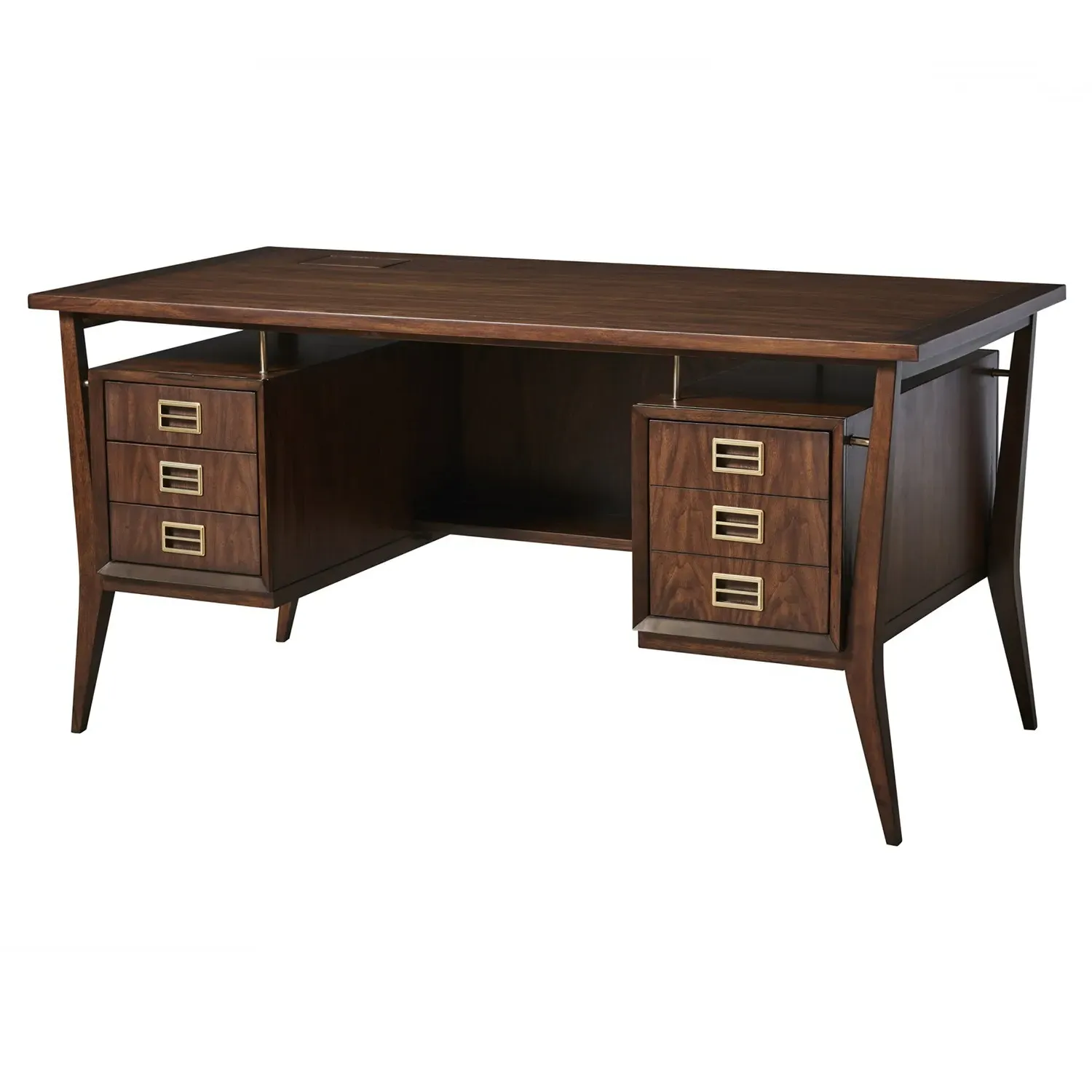 Cranbrook Writing Desk - Brown, Walnut