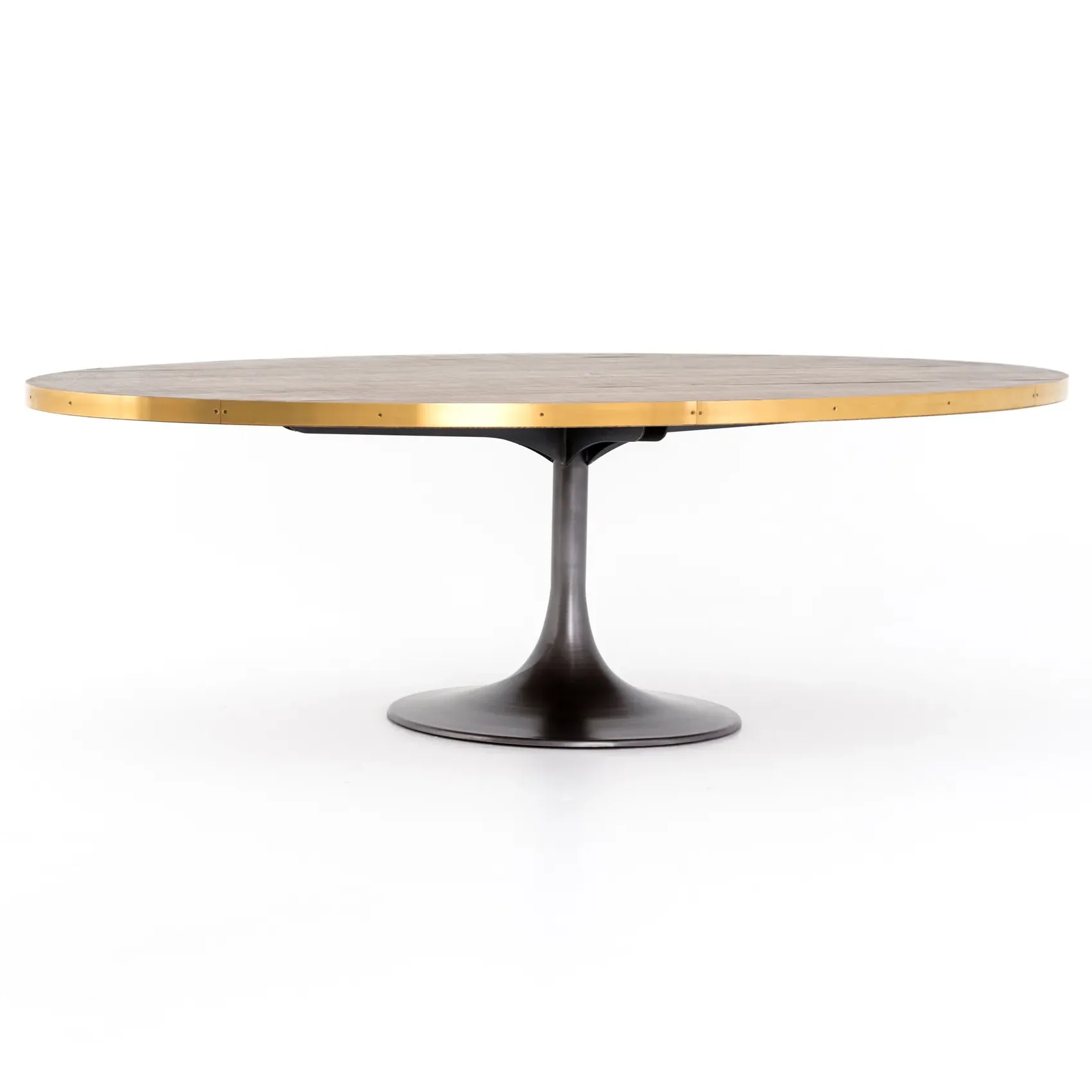 Cressley Oval Dining Table - Grey, Oak