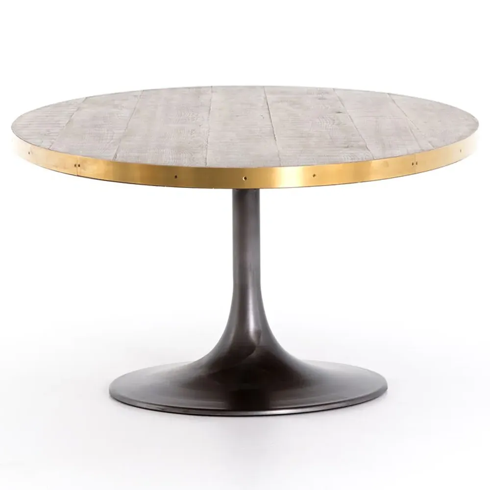 Cressley Oval Dining Table - Grey, Oak