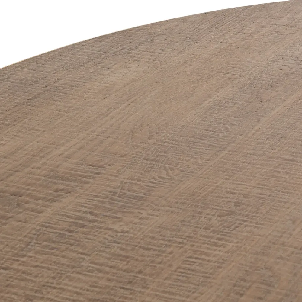 Cressley Oval Dining Table - Grey, Oak