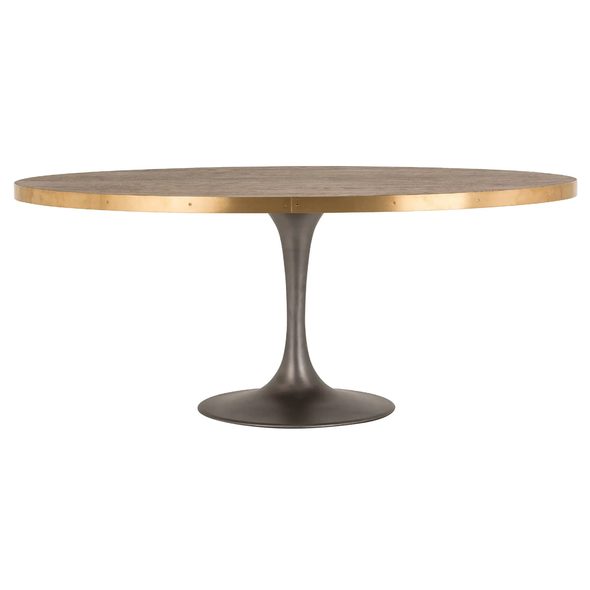 Cressley Oval Dining Table - Grey, Oak image