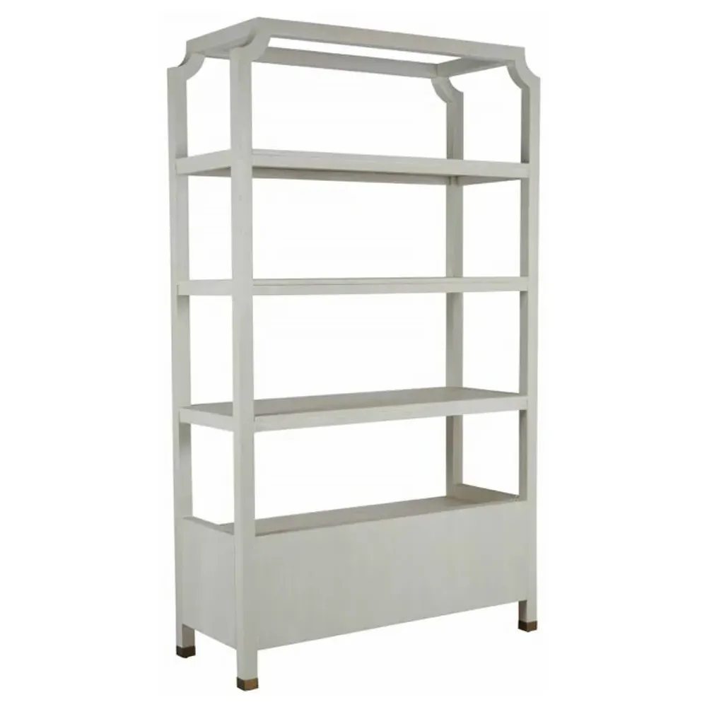 Crest Bookcase - White, Wood