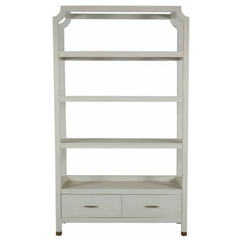 Crest Bookcase - White, Wood