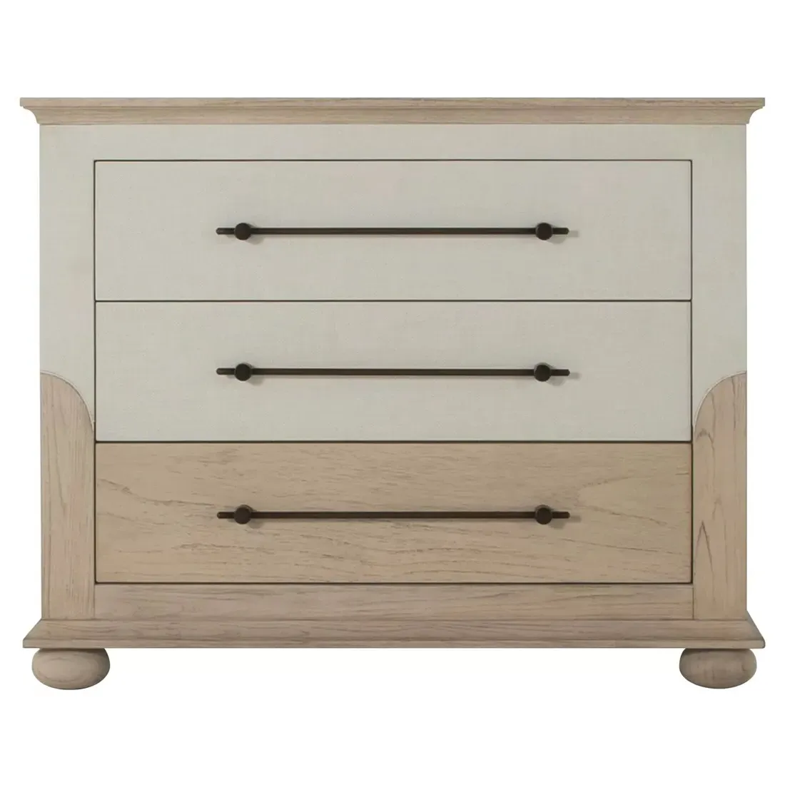 Crestine Bachelor Chest - Natural, Raffia Wood image