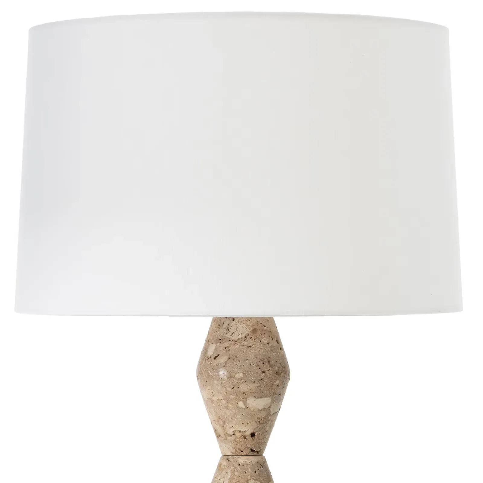 Crew Buffet Table Lamp - Travertine