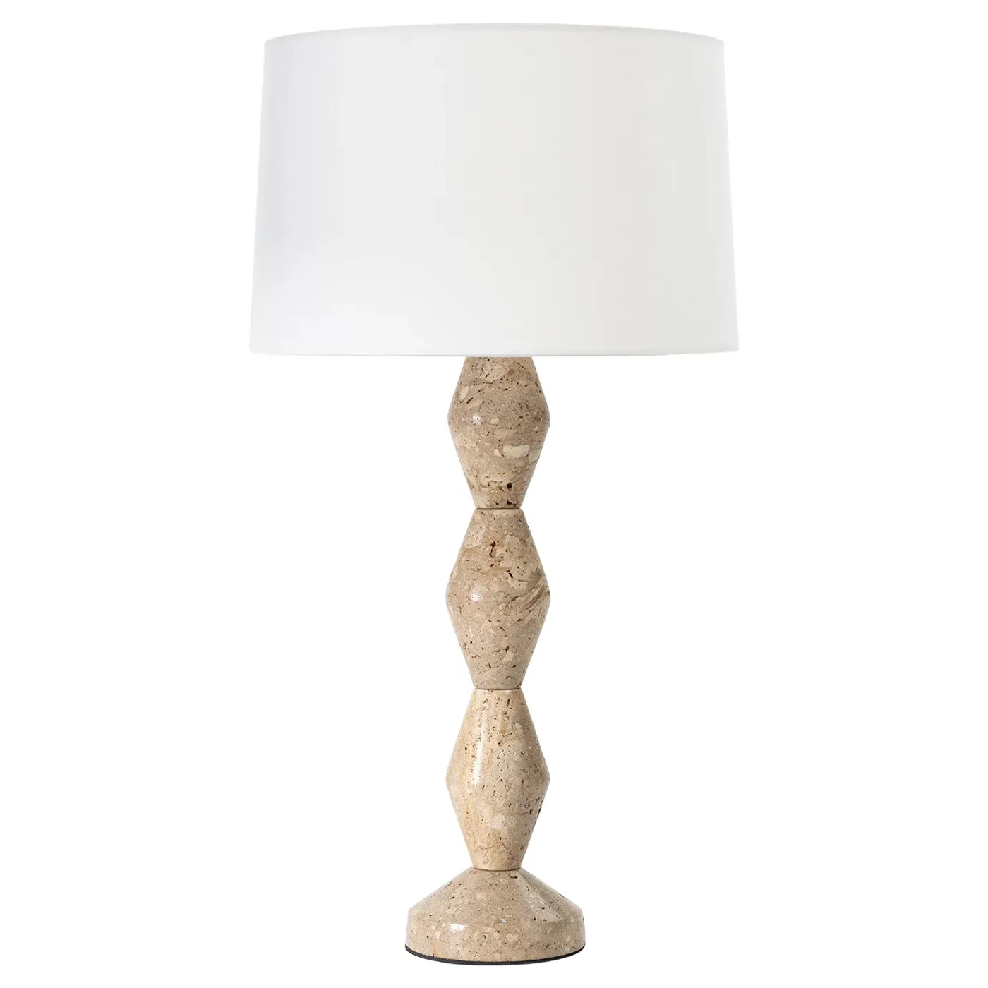 Crew Buffet Table Lamp - Travertine