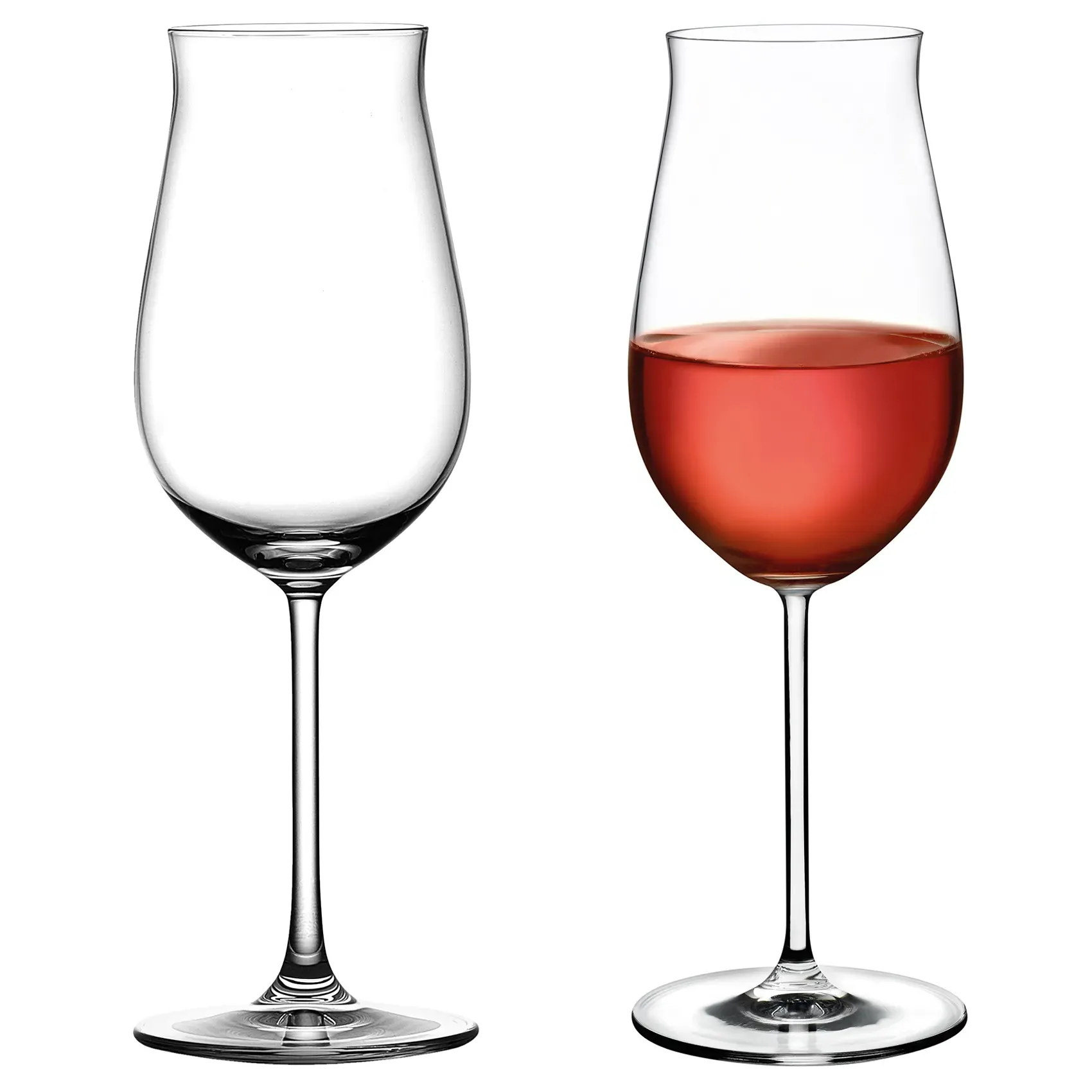 Crystal Rosé Wine Glass Set of 2 - Clear