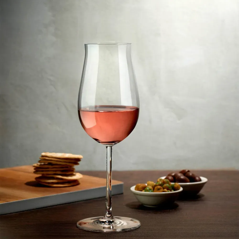 Crystal Rosé Wine Glass Set of 2 - Clear